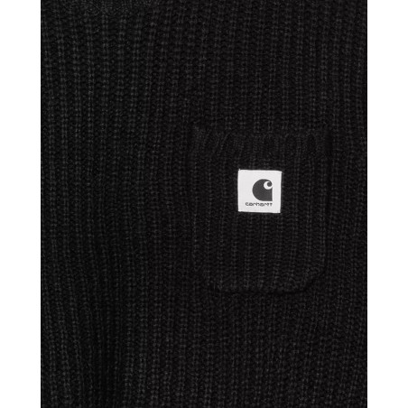 carhartt wip jersey de punto negro para mujer
