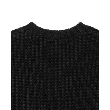 carhartt wip jersey de punto negro para mujer