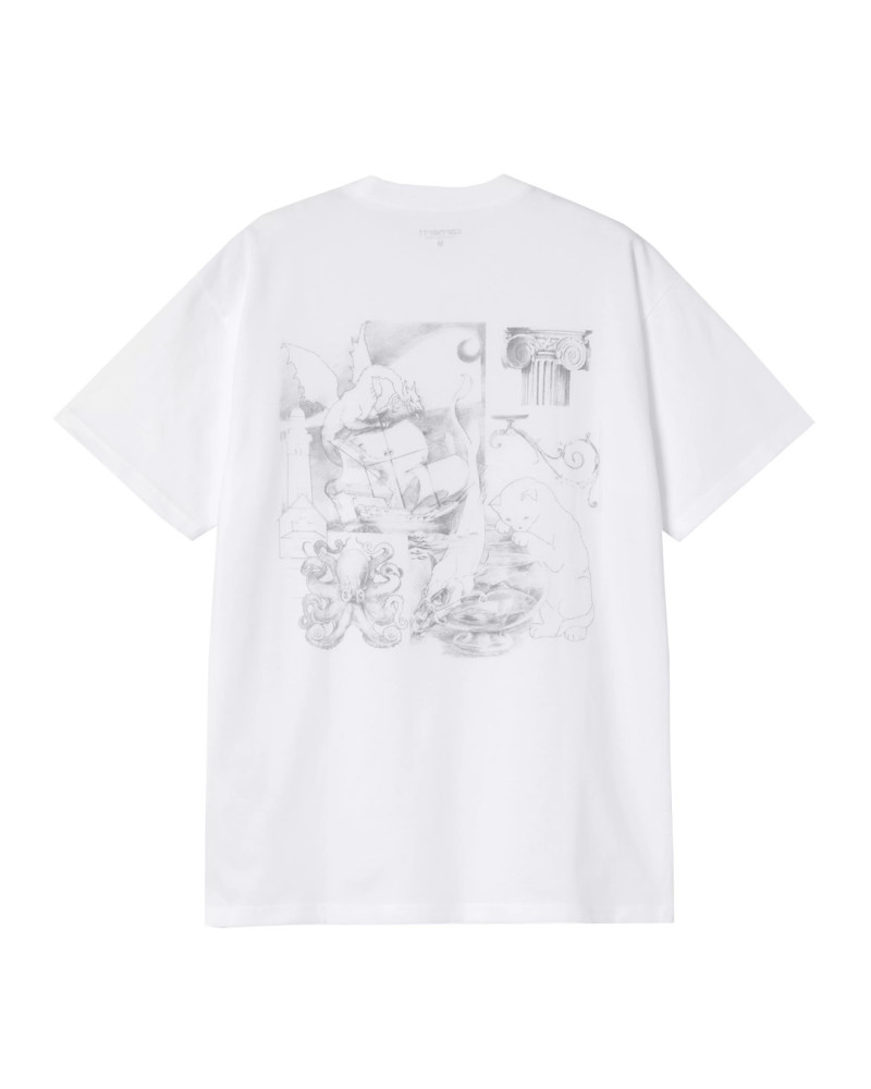 Carhartt Camiseta WIP S/S OKNICEOK Color Blanco I035550_02_XX