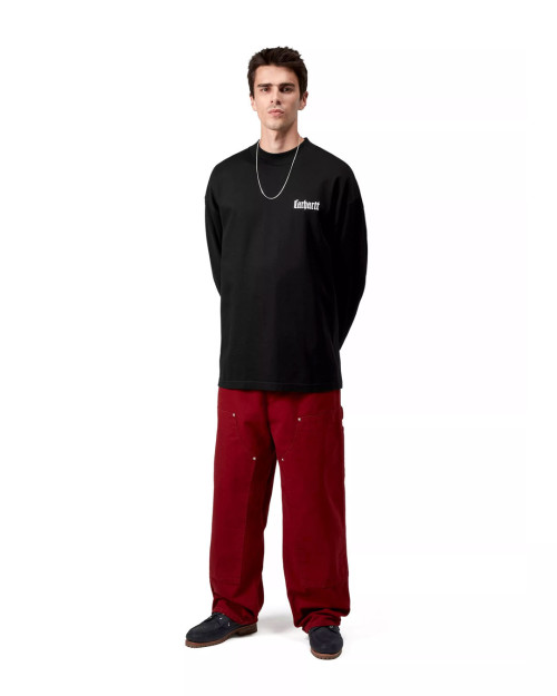 camiseta negra de cuello alto carhartt wip
