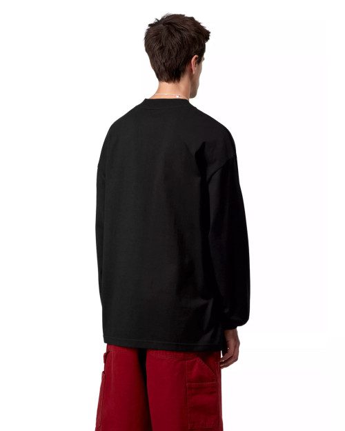 camiseta negra de cuello alto carhartt wip