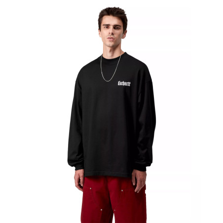 camiseta negra de cuello alto carhartt wip