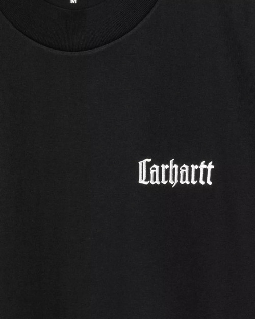 camiseta negra de cuello alto carhartt wip
