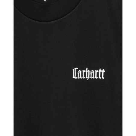 camiseta negra de cuello alto carhartt wip