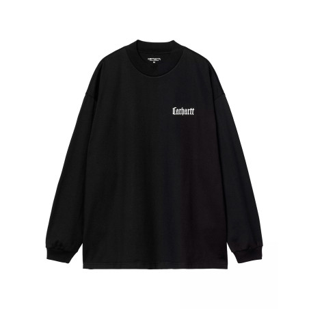 camiseta negra de cuello alto carhartt wip