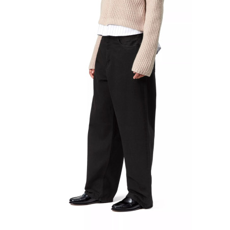 pantalon vaquero carhartt wip para mujer color negro