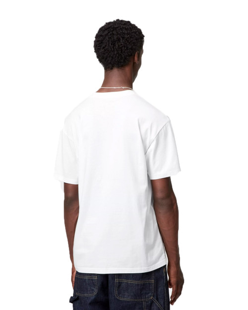 Camiseta Carhartt WIP Color Blanco Corazón Rojo 032128_1WZ_XX
