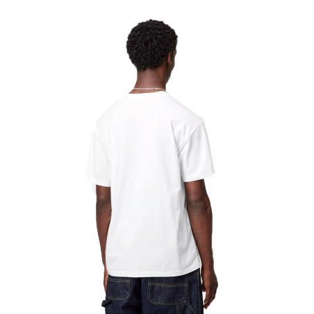 Camiseta Carhartt WIP Color Blanco Corazón Rojo 032128_1WZ_XX