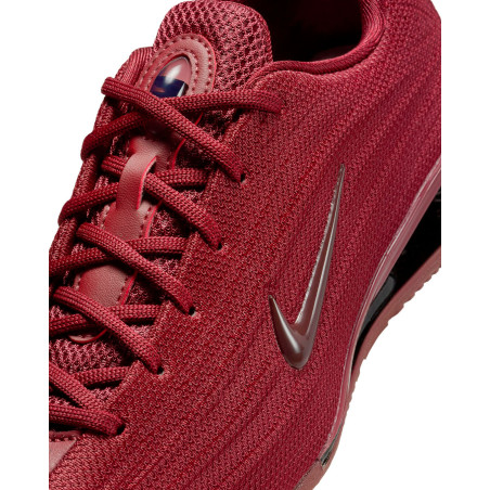 zapatillas nike shox x color burdeos para mujer