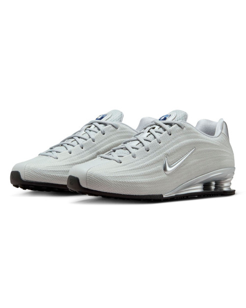 zapatillas nike shox 2 muelles para mujer color plateado