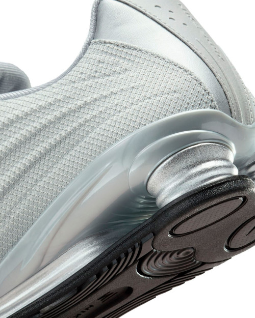 zapatillas nike shox 2 muelles para mujer color plateado