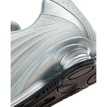 zapatillas nike shox 2 muelles para mujer color plateado