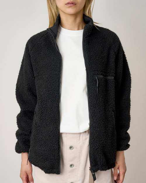 Chaqueta de pelo GRAMICCI REVERSIBLE SHERPA JACKET Color Negro G5FU-J014-BLACK