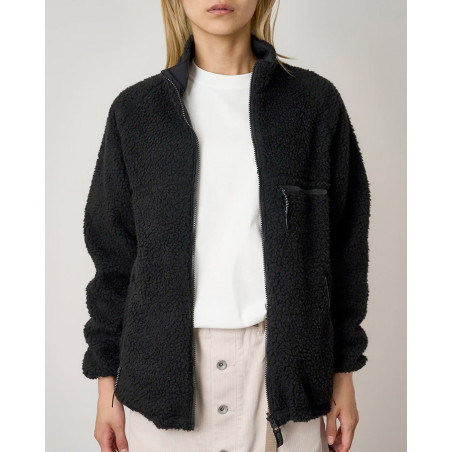 Chaqueta de pelo GRAMICCI REVERSIBLE SHERPA JACKET Color Negro G5FU-J014-BLACK