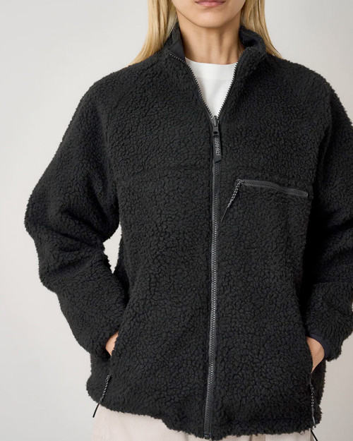Chaqueta de pelo GRAMICCI REVERSIBLE SHERPA JACKET Color Negro G5FU-J014-BLACK