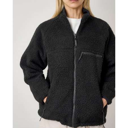 Chaqueta de pelo GRAMICCI REVERSIBLE SHERPA JACKET Color Negro G5FU-J014-BLACK