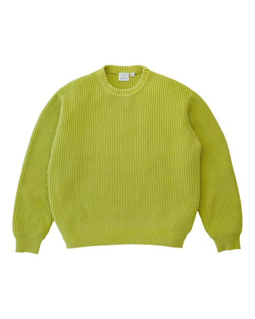 Jersey Gramicci Cotton Knit Sweater Color Verde G5FU-J023-GREEN