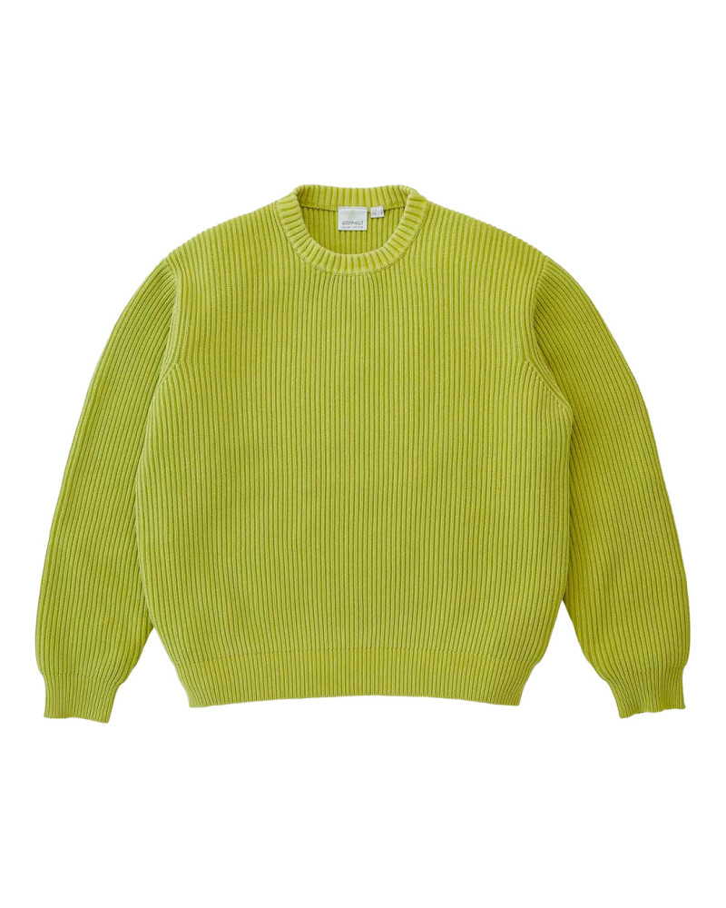 Jersey Gramicci Cotton Knit Sweater Color Verde G5FU-J023-GREEN