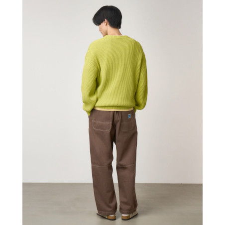 Jersey Gramicci Cotton Knit Sweater Color Verde G5FU-J023-GREEN