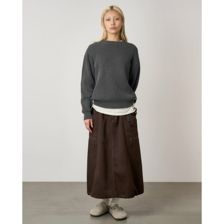 Jersey Gramicci Cotton Knit Sweater Color Gris G5FU-J023-GREY
