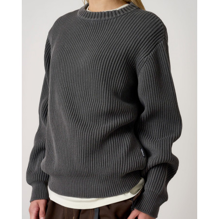 Jersey Gramicci Cotton Knit Sweater Color Gris G5FU-J023-GREY