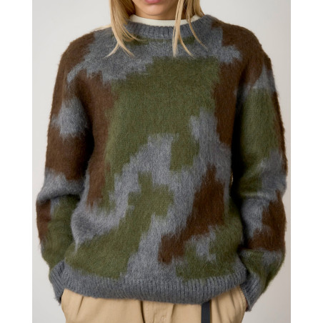 Jersey Gramicci Mohair Sweater G5FU-J024-CAMO