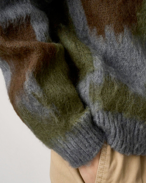 Jersey Gramicci Mohair Sweater G5FU-J024-CAMO