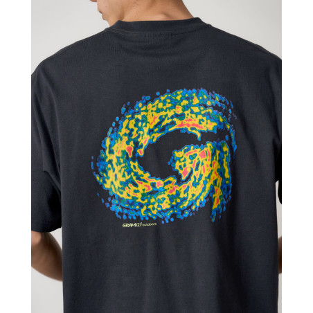 Camiseta Gramicci Hurricane Color Negro G5FU-T082-VINTAGE
