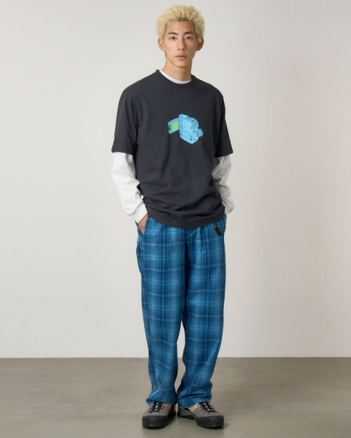 Pantalones Gramicci cuadros color azul GRAMICCI O.G. DENIM PLAID PANT G5FM-P076-INDIGO