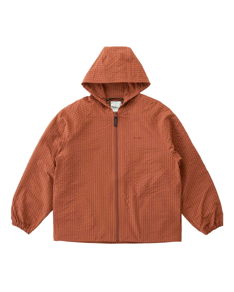 Chaqueta Northside Plaid Hooded Jacket Color Rojo Cuadros  G5FM-J009-BRICK