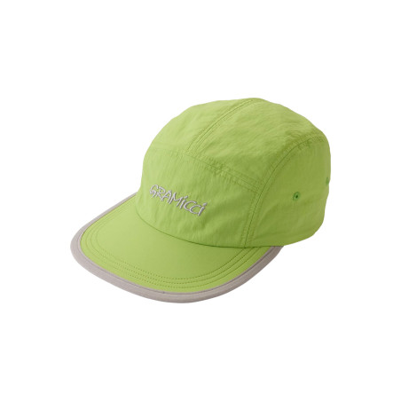 Gorra Gramicci Nylon 5 Panel Cap Color Verde y Gris G5FA-175-YELLOW