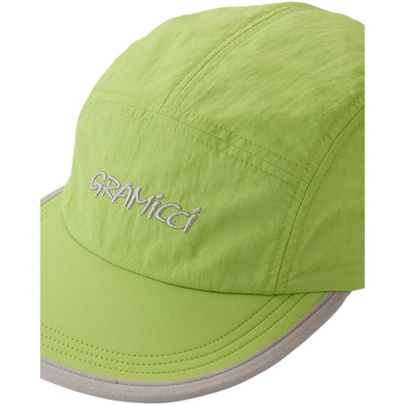 Gorra Gramicci Nylon 5 Panel Cap Color Verde y Gris G5FA-175-YELLOW