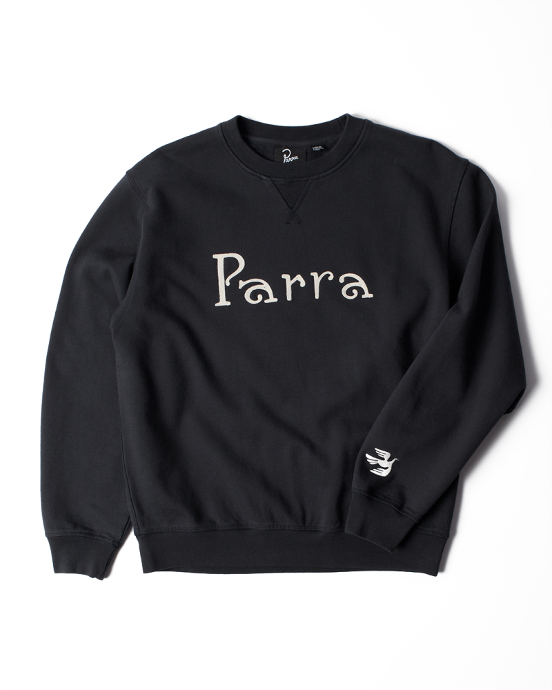 Camisa manga larga Parra PARRA WEIRD TRAD LOGO CREW NECK SWEATSHIRT Color Negro 54320