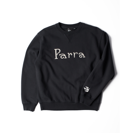 Camisa manga larga Parra PARRA WEIRD TRAD LOGO CREW NECK SWEATSHIRT Color Negro 54320
