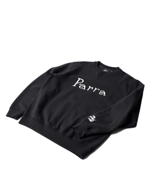 Camisa manga larga Parra PARRA WEIRD TRAD LOGO CREW NECK SWEATSHIRT Color Negro 54320