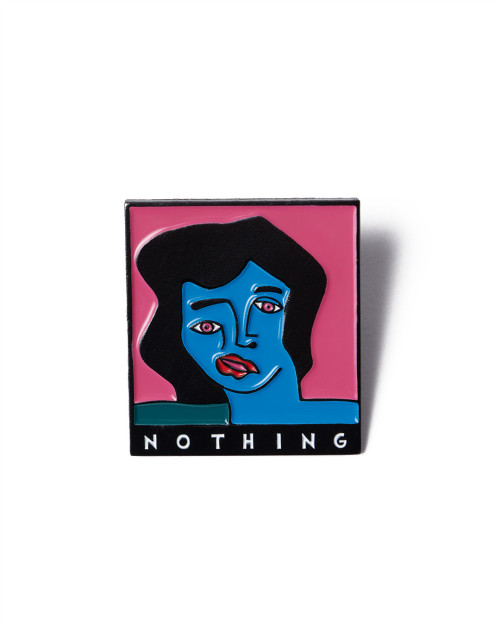 Pin PARRA NOTHING FACE ENAMEL PIN 54395 Color Multi