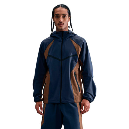 chaqueta nike tech azul para hombre