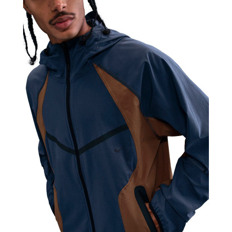 chaqueta nike tech azul para hombre