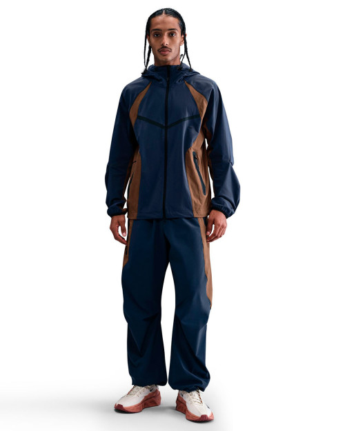 chaqueta nike tech azul para hombre