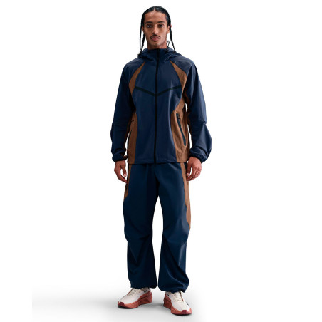 chaqueta nike tech azul para hombre