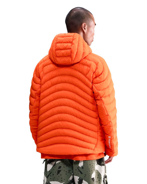 abrigo de plumas acg naranja