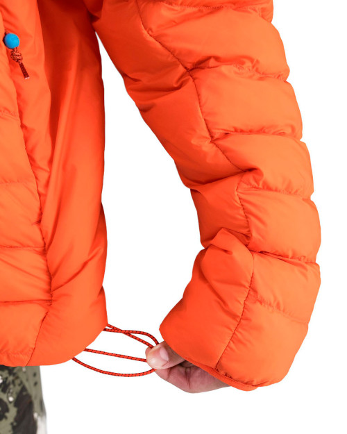 abrigo de plumas acg naranja