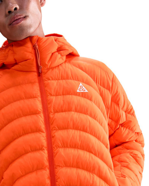 abrigo de plumas acg naranja