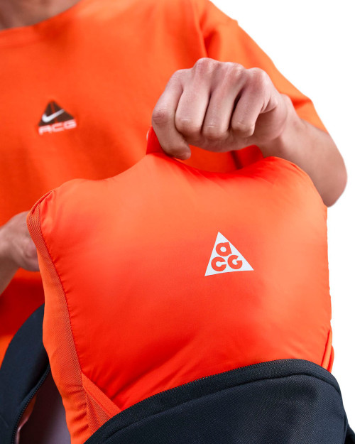 abrigo de plumas acg naranja