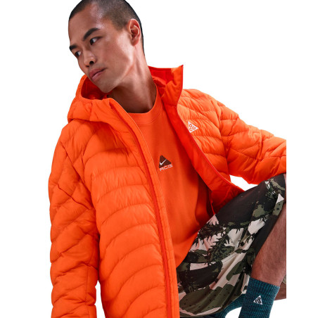 abrigo de plumas acg naranja