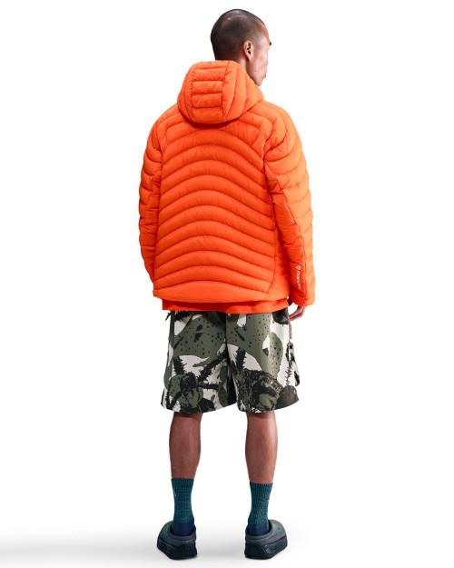 abrigo de plumas acg naranja