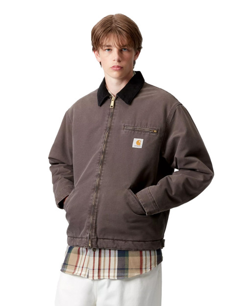 Chaqueta Carhartt WIP OG Detroit Jacket I035614_1YL_4O Color Gris Negro Tobacco