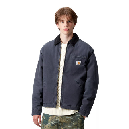 Chaqueta Carhart WIP OG DETROIT JACKET I035614_0DI_4O Color Dark Navy Negro
