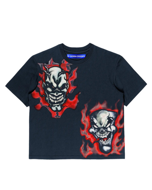 93 SC FLAMING FACES T-SHIRT