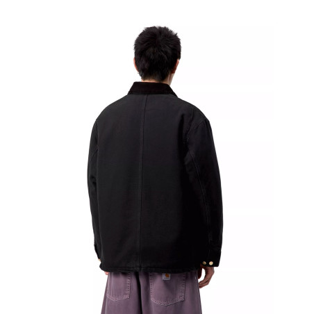 chaqueta charhartt wip para hombre color negro
